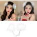 hgnxa Korean Female Hairpin White Side Clip Hair Clips Hairpin Feather Barrettes Headpiece for Women Girls - Buy Online on GoSupps.com