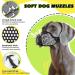 Adjustable Soft Dog Muzzle - Breathable Network Material for Small Medium & Large Dogs - Ideal for Training - Size S - Black - Buy Online on GoSupps.com