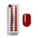 Doonails-Press on Nails 30 Set Mon Cheri Square Form red-nails for sticking Full Cover in salon quality-fake nails soft gel extra short-natural & pleasant wearing comfort Extra Short-Square Mon Cheri