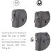 Zpsolution Double Small Carabiner Clips - Theft Deterrent for Zipper Pull Replacement (4 Black) - Buy Online on GoSupps.com