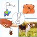 20pcs Swivel Snap Hooks with Key Rings for DIY Crafts & Jewelry Making - Lobster Claw Clasp Keychain Clips for Lanyards & Christmas Decor - Buy Online on GoSupps.com