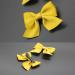 KERTFGOKU Yellow Hair Bows Clips for Girls - 2 PCS Cotton Ribbon Non Slip Hair Accessories for Baby Girls and Toddlers - Buy Online on GoSupps.com