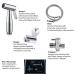 AzureLuxe Cloth Diaper Sprayer Set - Premium Stainless Steel Kit with T-Adapter and Hose for Toilet Attachment - Buy Online on GoSupps.com