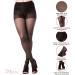 Medicella Open Toe Compression Pantyhose for Women | 15-20 mmHg Medical Quality | Large Black | International Shipping Available - Buy Online on GoSupps.com