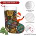 Ffexs Tropical Plants Christmas Socks - Velvet Sugar Skulls Print - One Size - Perfect for New Year & Holiday Gifts - Buy Online on GoSupps.com