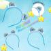 Fishdown Cute Cat Ears Headbands Set for Girls - Non-slip Transparent Quicksand Design (7pcs Per Pack, Color-1) - Buy Online on GoSupps.com