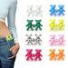 8 Pcs Bear Tighten Waist Button Pin, Adjustable Waist Buckle Extender, Pant Waist Tightener Bear, Fashion Detachable Jean Button Pin for Women Skirt Pant Jeans, Fashion Jean Buttons Pins 8 Colors