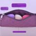 14-Piece Purple Makeup Brush Set | Quality Synthetic Foundation Brush 3 Sponges & Storage Bag - International Shipping Available - Buy Online on GoSupps.com