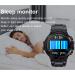 Men's Waterproof Sports Smart Watch with Heart Rate Monitor - Black - Buy Online on GoSupps.com