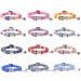 Moonpet Personalized cat necking band with name and telephone number cat necklace with safety closure and a bell-Christmas style