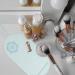 Neamou Makeup Cleaning Mat | Silicone Brush Cleaning Tool Brush Clean Pad Cleanser Multifunctional Cosmetic Cleaning Pads Portable Cosmetic Brush Scrubber Mat blue - Buy Online on GoSupps.com