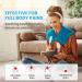 2.4lb Weighted Heating Pad for Neck and Shoulders | Electric Heat Pad with 6 Levels | Pain Relief for Neck Cramps | 4 Auto-Off | 22x22 Blue | Gifts for Mom, Dad, Men, Women - Buy Online on GoSupps.com