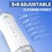 Portable Water Dental Flosser - Cordless Rechargeable Oral Irrigator for Travel | 40-140 PSI Teeth Cleaning IPX7 Waterproof (White - Buy Online on GoSupps.com