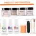 Kit de poudre de trempage pour ongles kit poudre trempage pour ongles 4 couleurs pour l'art salon bricolage domicile finition brillante ou givr e avec activateur couche finiti - Buy Online on GoSupps.com