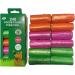 TidyZ 240 DOGGY BAGS WITH TIE HANDLES POCKET PACK RAINBOW COLOURS (12 rolls of 20 bags) - Buy Online on GoSupps.com
