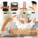Premium Wood Fascia Roller & Massage Tools | Coffee Massage Roller Gold-Daums Rings for Relaxation & GUA SHA - Perfect Gift for Muscle Recovery - Buy Online on GoSupps.com