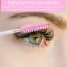 Scettar 200 Pieces Disposable Eyelash Brushes Set - 100 Light Blue & 100 Pink Mascara Applicators for Beauty Salons & Home Use - Buy Online on GoSupps.com