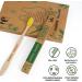BPA Free Bamboo Charcoal Toothbrushes - Eco-Friendly 6 Pack | Biodegradable Soft Bristles for Dental Hygiene & Gum Care - Buy Online on GoSupps.com