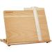 Portable & Adjustable Wood Sketching Board - ATWORTH Wood Desktop Easel Tabletop Easel, 18" x 14"