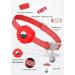Reflective Airtag Cat Neck Band - Light Tracker Collar with Bell for Kittens & Cats - Red - Buy Online on GoSupps.com