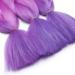 Tess Braids Extensions | 60 cm Jumbo Kanekalon Hair - Black Pink Purple & Blue 3 Pack for Box Braids - Buy Online on GoSupps.com