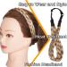 Silk-Co Women s 5-Strand Blonde Braided Hair Band - Vintage Elastic Headband for Weddings | Hair Tie & Extensions 2.5cm Wide - Buy Online on GoSupps.com