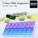 XL Pill Organizer - 7 Day AM PM Weekly Pill Box - Extra Large 9x4.75 for Medicines Vitamins & Supplements - Buy Online on GoSupps.com
