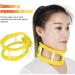 Buy Adjustable Silicone Neck Brace | Prevent Cervical Spine Traction | Soothing Support in Yellow - International Shipping Available - Buy Online on GoSupps.com