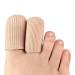 Bukihome 8 PCS Toe Protectors  Silicone Toe Caps Closed Toe Surface Fabric Sleeve Protectors  Prevent Pain Relief for Corns  Blisters and Ingrown Toenails (2PCS Large Size+ 6PCS Medium Size) Upgrade