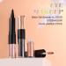 Real 2in1 Black Eyeliner Pen Gel & Liquid Eyeshadow Matte Eyeliner Pencil Waterproof Shiny Eyeshadow Highly Pigmented Eye Makeup 02 Bronze Gold - Buy Online on GoSupps.com