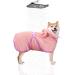 WUFanc dog bademy super absorbent quickly drying adjustable shrink tapes ensures a comfortable seat of the bathrobe dog for large medium and small dogs (s)