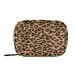 xigua Leopard Travel Pill Organizer Moisture Proof Pill Box Purse Daily Pill Case for Vitamins Medication and Supplements