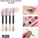 40 Pcs Latex Eye Shadow Stick Makeup Brush Make up Sponges for Face Dual Sides Eyeshadow 7.5cmx2pcs Assorted Colorx2pcs - Buy Online on GoSupps.com