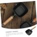 HOMSFOU Non Stick Egg Pan Small Egg Frying Pan Mini Frying Pans Non Stick Egg Frying Pan Steak Frying Pan Butter Heating Pot Butter Melting Pan Fry Pan Wooden Breakfast Plate Non Stick Pan 29.50X13.00X6.70CM - Buy Online on GoSupps.com