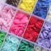 384 Set KAM Snaps Buttons + Pliers Starter Kit - 24 Colors, Size 20 T5 Plastic Fasteners for Crafts & Clothing - No-Sew Snap Closures - Buy Online on GoSupps.com