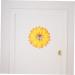 Yardenfun Hanging Wall Art Wall Hanging Home Decor 3d Flowers for Wall Decoration 3d Wall Art Decoration Manual Pare 21x21cm Yellow - Buy Online on GoSupps.com