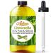 Artizen Citronella Essential Oil (100% Pure & Natural - Undiluted) Therapeutic Grade - Huge 4oz Bottle - Perfect for Aromatherapy Relaxation Skin Therapy & More - Citronella Oil - Oil of Citronella