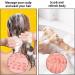 ONLYFU 2PCS Silicone Loofah Body Scrubber Set - Exfoliating and Massaging Hair Scalp Massager - Skin-Friendly - Black and Pink - Buy Online on GoSupps.com