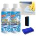 Stone Stain Remover Cleaner Stone Crystal Plating Agent Stone Stain Remover Kitchen Marble Cleaner Stone Crystal Plating Brighten Luster Agent Clean (2pcs)