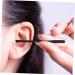 WRITWAA 200Pcs Disposable Ear Cleaning Swabs Safe Ear Wax Removal Sticks for Adults Comfortable Touch Water Based Head for Ear Wax Cleansing - Buy Online on GoSupps.com