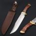 Mossy Oak 14-Inch Bowie Knife with Wood Handle and Leather Sheath - Buy Online on GoSupps.com