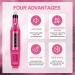 PEACECOLOR Red Mini Nail Drill Machine Electric Nail Files for Beginners Professional Compact Nail Drill Machine Set for Acrylics Nails Electronic Equipment Home Salon DIY Nail Art Use Xa-29 - Buy Online on GoSupps.com