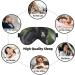 Black Gibbon Monkey Print Soft Eye Mask | Sleep Mask for Men & Women | Travel-Friendly Design for Restful Sleep - Buy Online on GoSupps.com