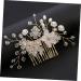Beaupretty Bride Comb Comb Bridal Hair Comb Hair Comb for Crystal Hair Comb Wedding Hair Comb pearl hair Hair Bridal Hair Accessories - Buy Online on GoSupps.com