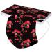 10PC Disposable Face_Masks Flower Print 3 Ply Breathable Face_Cover Flower Women Fashion Face Covering Protections Multicolor-1 As shown - Buy Online on GoSupps.com