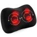 Shiatsu massage devices neck massage pillows with heat function and 3D rotating tissue electrical back massage device for neck shoulder leg calf waist relaxation at home office