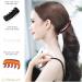 RC Roche Ornament 6 Pcs Womens Super Secure Grip Claw Ponytail Holders - Medium Clear Brown/Black Pack of 6 - Buy Online on GoSupps.com