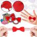 Molain 10PCS Baby Rubber Bands Red Nylon Bows Head Wraps - Hair Ties for Easter, Cheerleading & Cosplay - Buy Online on GoSupps.com