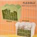 Hanging Rabbit Hay Feeder | Small Animal Hay Rack for Guinea Pigs and Dwarf Rabbits (Green) - Buy Online on GoSupps.com