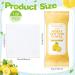 Shop Moist Cotton Towels - Individually Wrapped Disposable Wipes | 100 Pcs | Lemon Chamomile Mint & Lavender Scented Hot/Cold Cleansing Towels - Buy Online on GoSupps.com